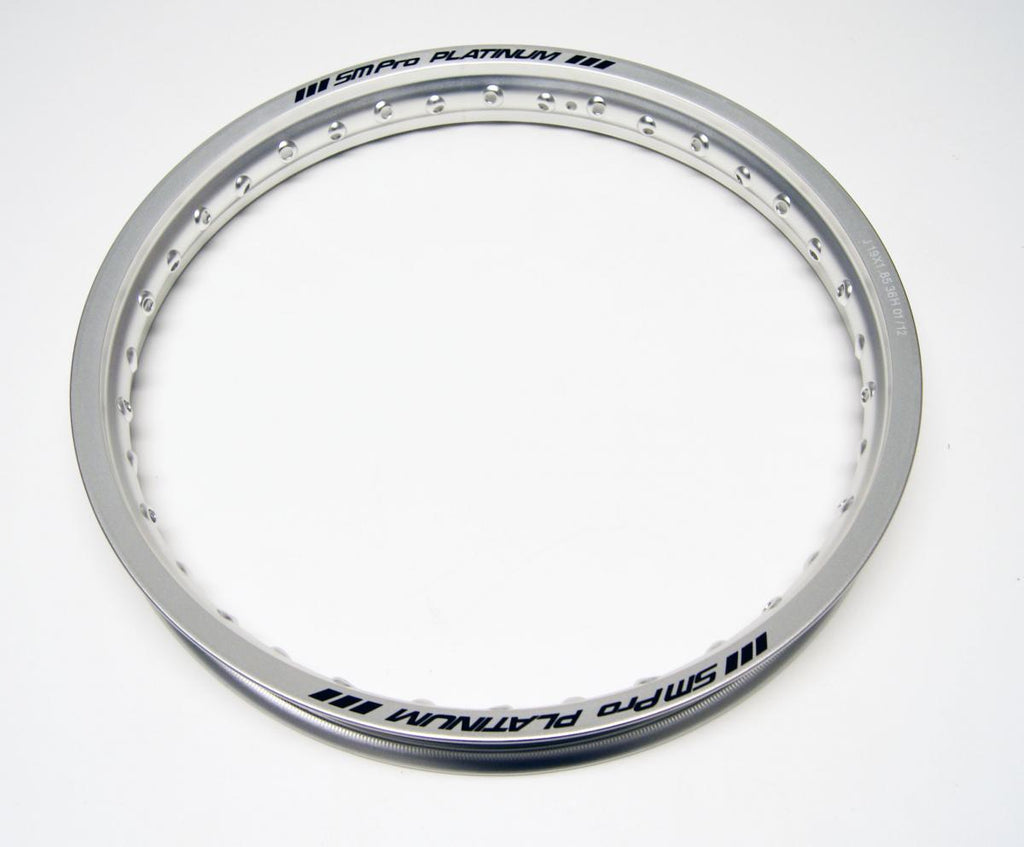 RIM 185-19 36H SILVER SM PRO, MATT PLATINUM ALLOY RIM, R825036, RP82.50.36