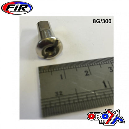SPOKE NIPPLES 8G/300 SILVER