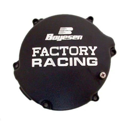CLUTCH COVER 94-02 KX125 BLACK, BOYESEN CC11B