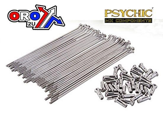 SPOKE SET STAINLESS STEEL, PSYCHIC MX-06030 CR XR 18