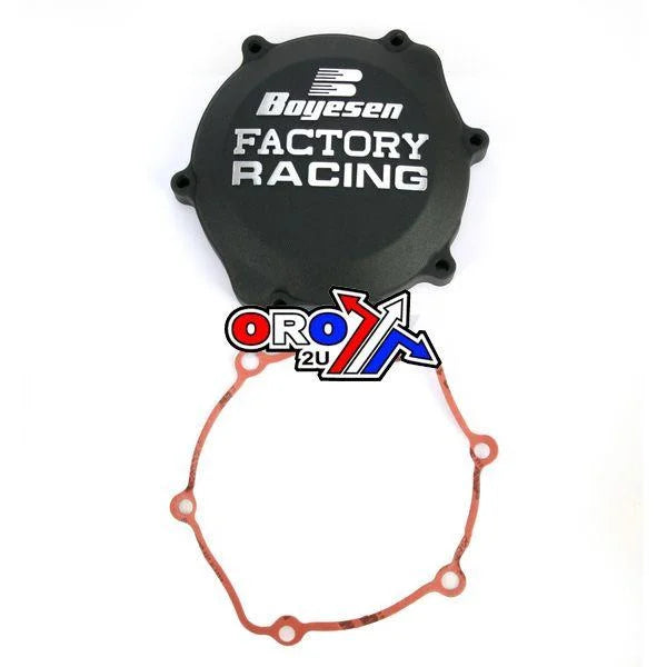 CLUTCH COVER 03-25 YZ85 BLACK, BOYESEN CC-30B YAMAHA MX
