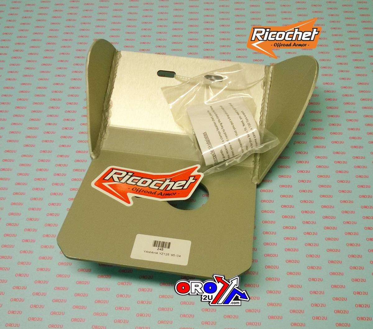 SKID PLATE HD ALUMINIUM ENDURO 95-04 YAMAHA YZ 125, 245 RICOCHET