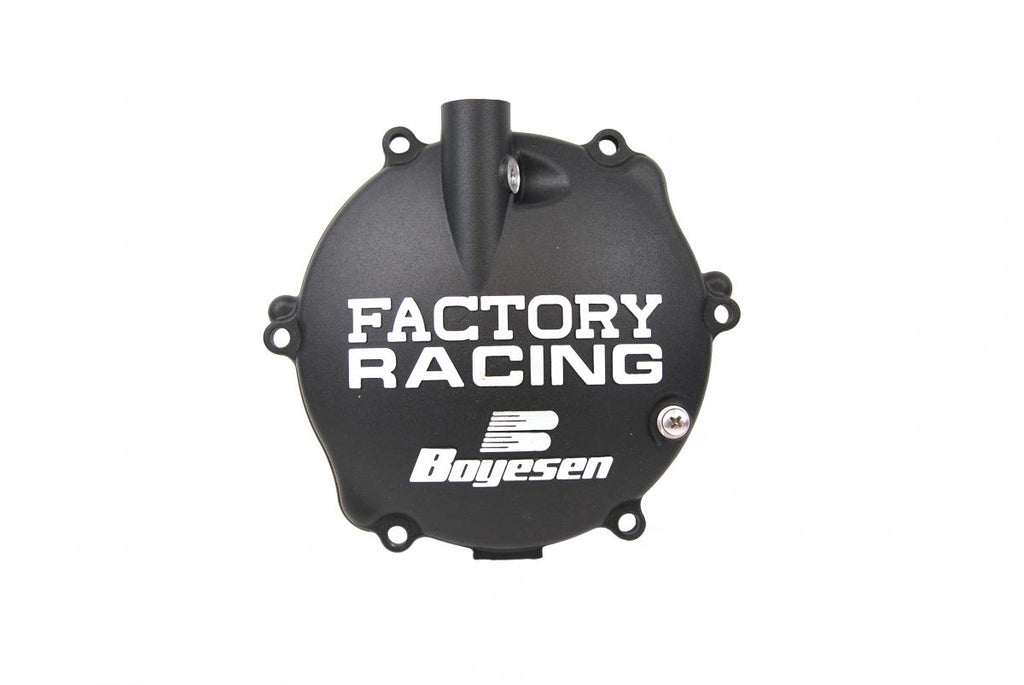 CLUTCH COVER YZ125 94-04 BLACK, BOYESEN CC-31B