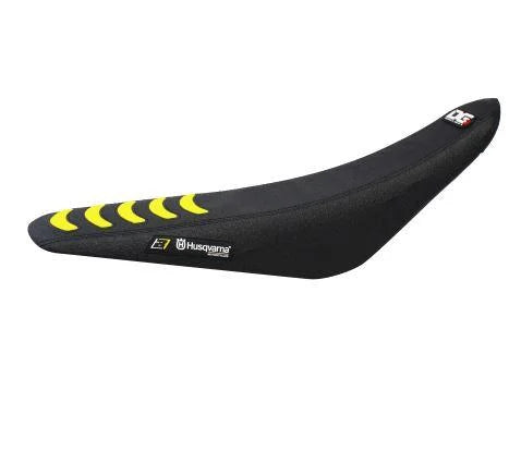 14-15 TC/FC 14-16 TE/FE HUSQVARNA DG3 BK/YEL SEAT COVER, BLACKBIRD 1620H