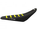 14-15 TC/FC 14-16 TE/FE HUSQVARNA ZEBRA YEL/BLK SEAT COVER, 2018 DESIGN ONLY 5 STRIPES, BLACKBIRD 1620Z