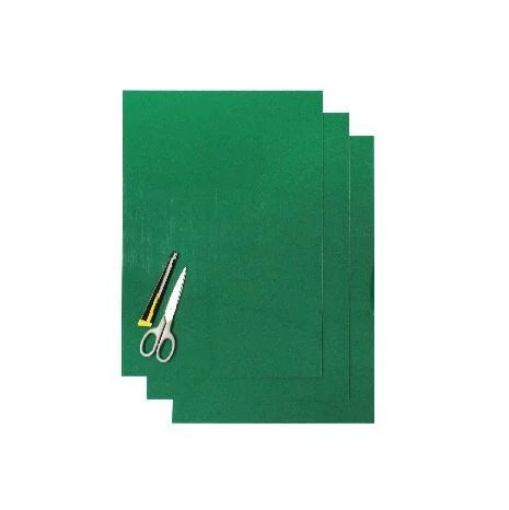 PK/3 THICK BACKING SHEETS, GREEN BLACKBIRD 5051/30, 47x33cm PER SHEET