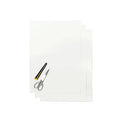 PK/3 THICK BACKING SHEETS, WHITE BLACKBIRD 5051\000001, 47x33cm PER SHEET