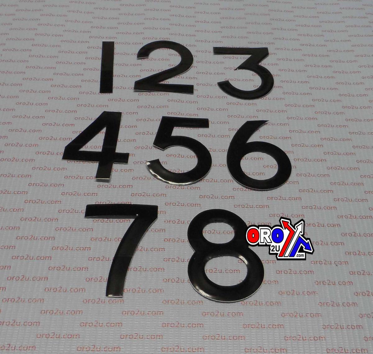 NUMBER PLATE DIGITS BIG 1 EACH