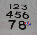NUMBER PLATE DIGITS BIG 6 EACH