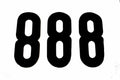 8 THICK BLACK 8 [x3]