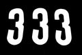 3 THICK WHITE 8 [x3]