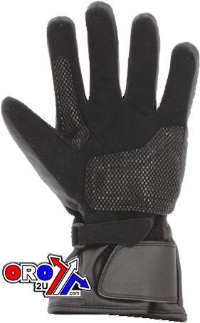 GLOVE BLACK LEATHER MED GAN820M