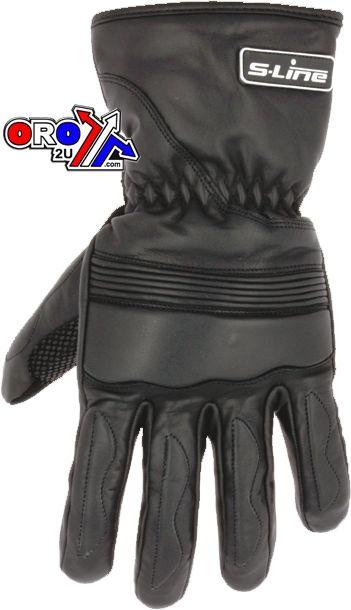 GLOVE BLACK LEATHER LARGE GAN820L