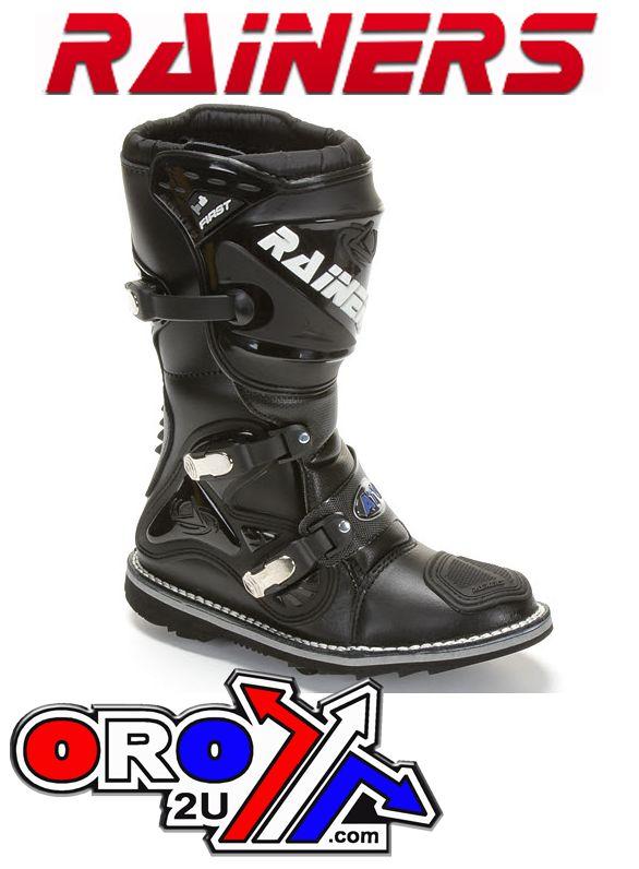 ATV BOOTS BLACK US 5.5 RAINERS 73039
