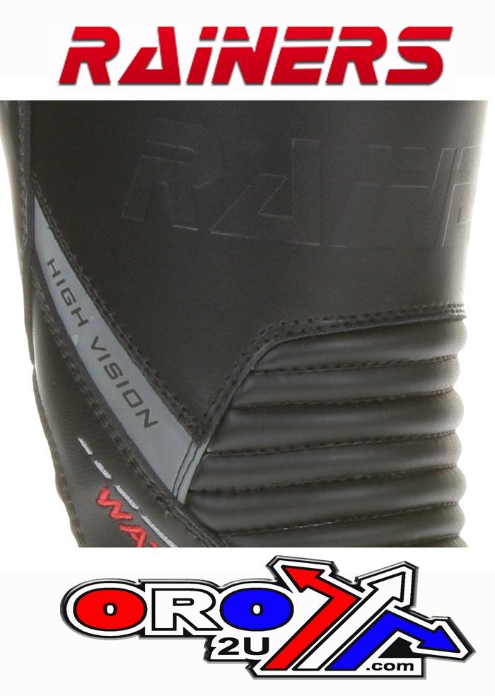 BOOTS BLACK 974 US 12 RAINERS, WATERPROOF ROAD / STREET, 974EBD46