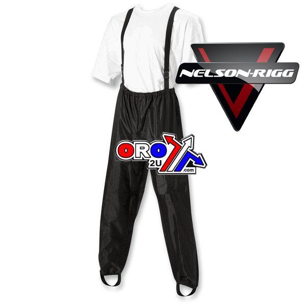 ASTON RAIN PANTS BLACK 3X-L, NELSON-RIGG AS-250-BLK-07-XL
