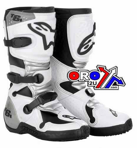 N.L.A OFFER TECH-7S PART NO 99-015.04.BW, TECH-6s JUNIOR WE/WE 4, ALPINESTARS MOTOCROSS BOOTS