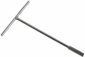 DEEP SOCKET T-BAR 12mm BLACK