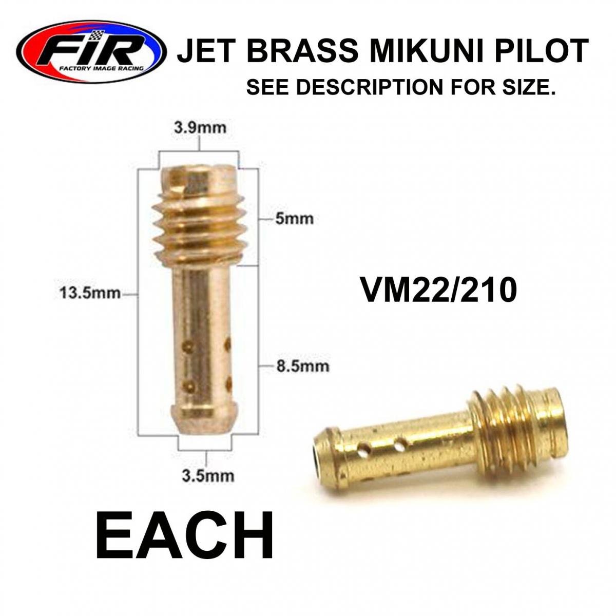 JET 12.5 MIKUNI PILOT VM22/210
