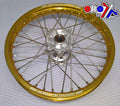 19x2.15 WHEEL RMZ 07-18 RACE, MX-3020 GLOSS GOLD RIM,GLOSS SILVER HUB, SP063.00.81.02.99 GLOSS RIM