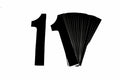 1 BLACK 8No.20cm. PACK
