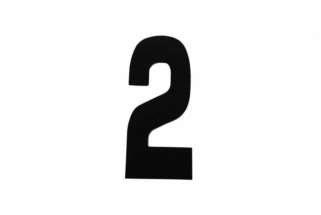 2 BLACK 8No.20cm. EACH