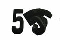 5 BLACK 8No.20cm. PACK