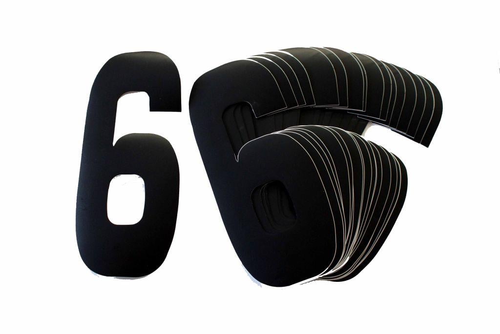 6/9 BLACK 8No.20cm. PACK