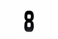 8 BLACK 8No.20cm. EACH
