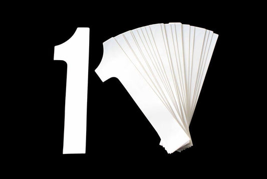 1 WHITE 8No.20cm. PACK