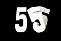 5 WHITE 8No.20cm. PACK