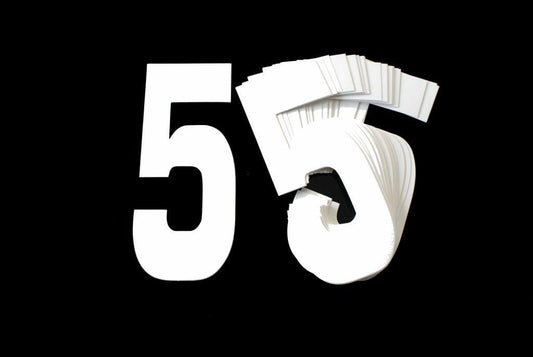 5 WHITE 8No.20cm. PACK