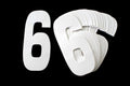 6/9 WHITE 8No.20cm. PACK