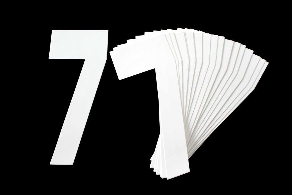 7 WHITE 8No.20cm. PACK
