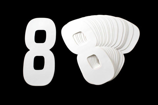 8 WHITE 8No.20cm. PACK