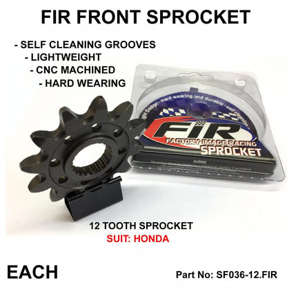 FRONT SPROCKET GROOVE & LIGHT JTF1323, JTF1323.1.12