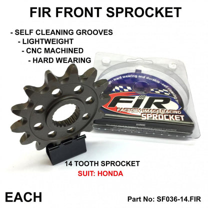FRONT SPROCKET GROOVE & LIGHT JTF1323, JTF1323.1.14