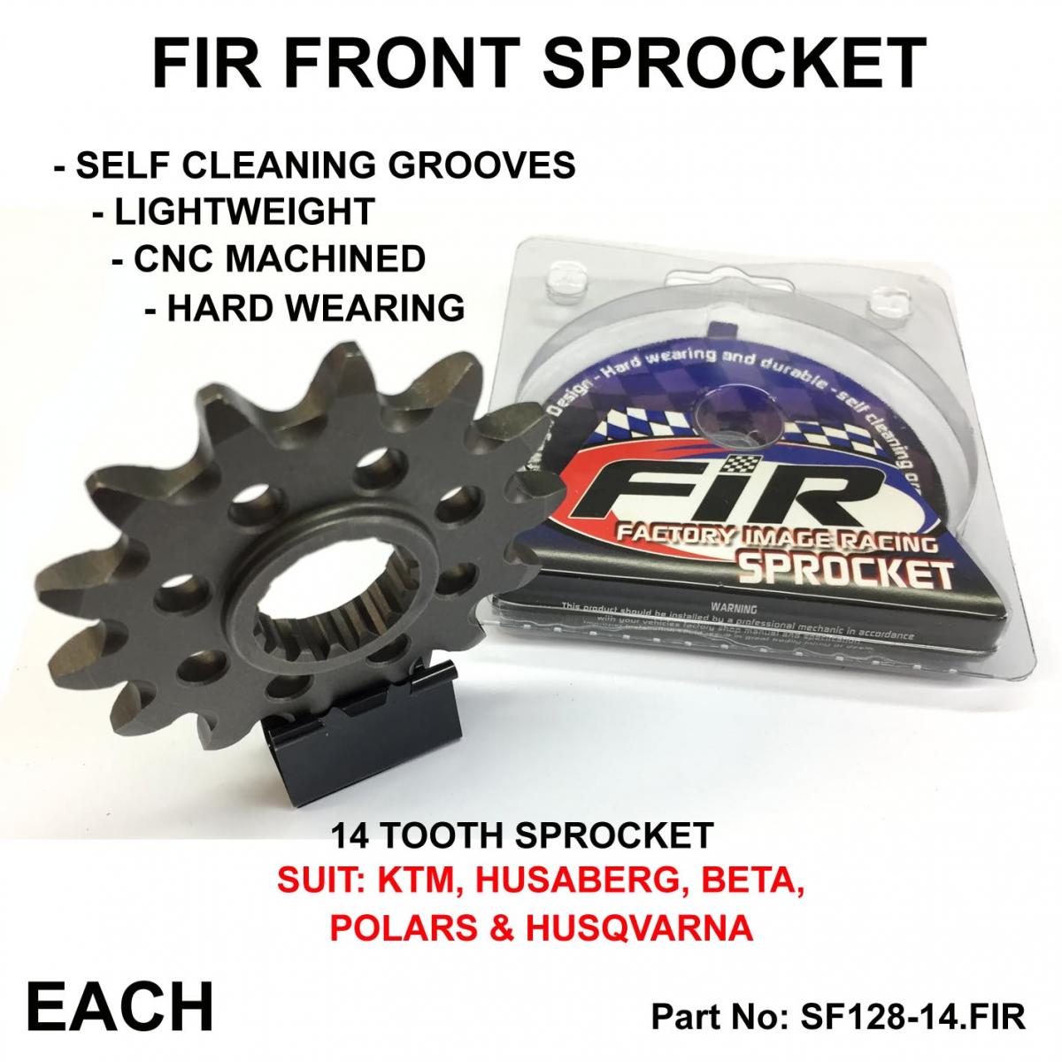 FRONT SPROCKET GROOVE & LIGHT JRF1901, JTF1901.1.14