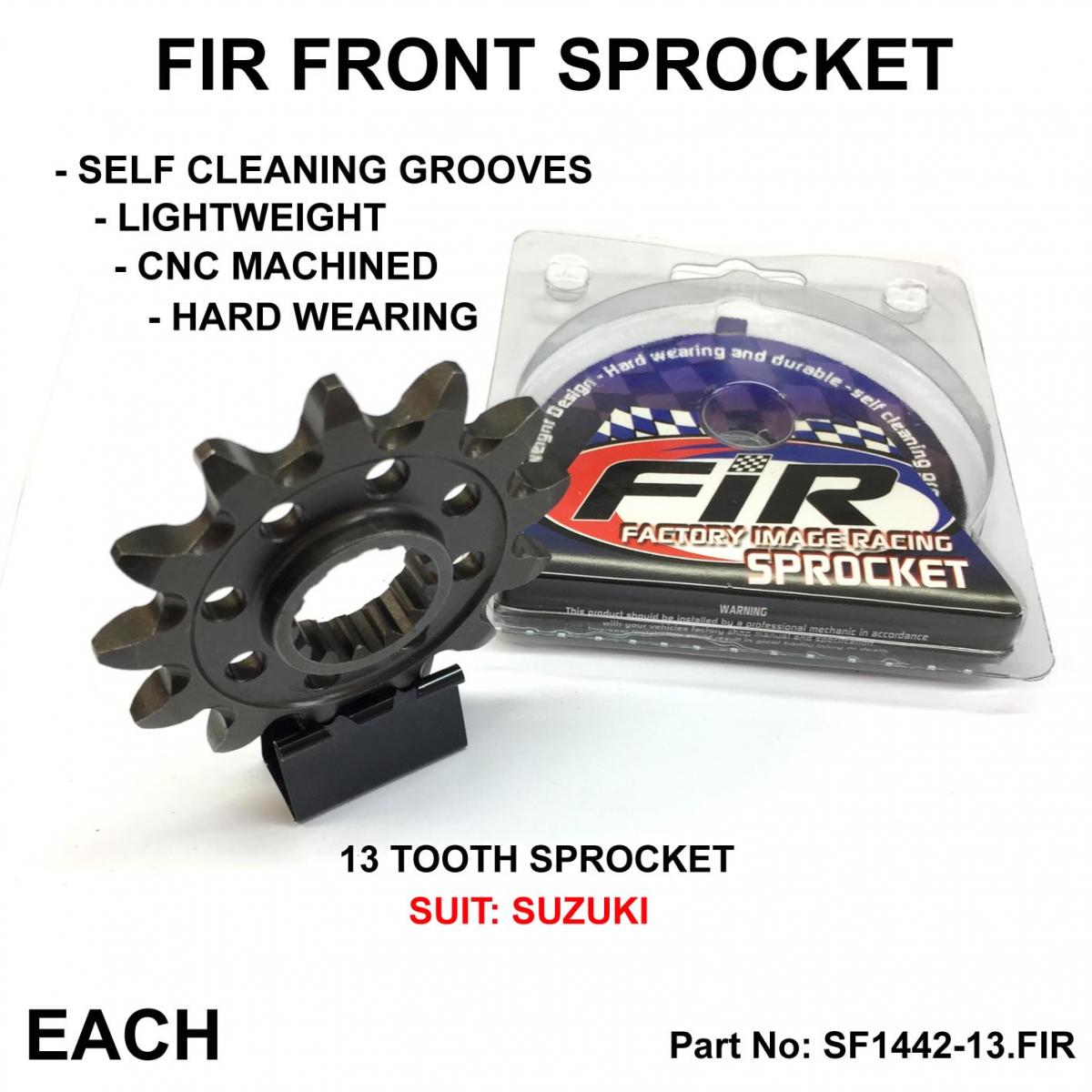 FRONT SPROCKET GROOVE & LIGHT JRF1442, JTF1442.1.13