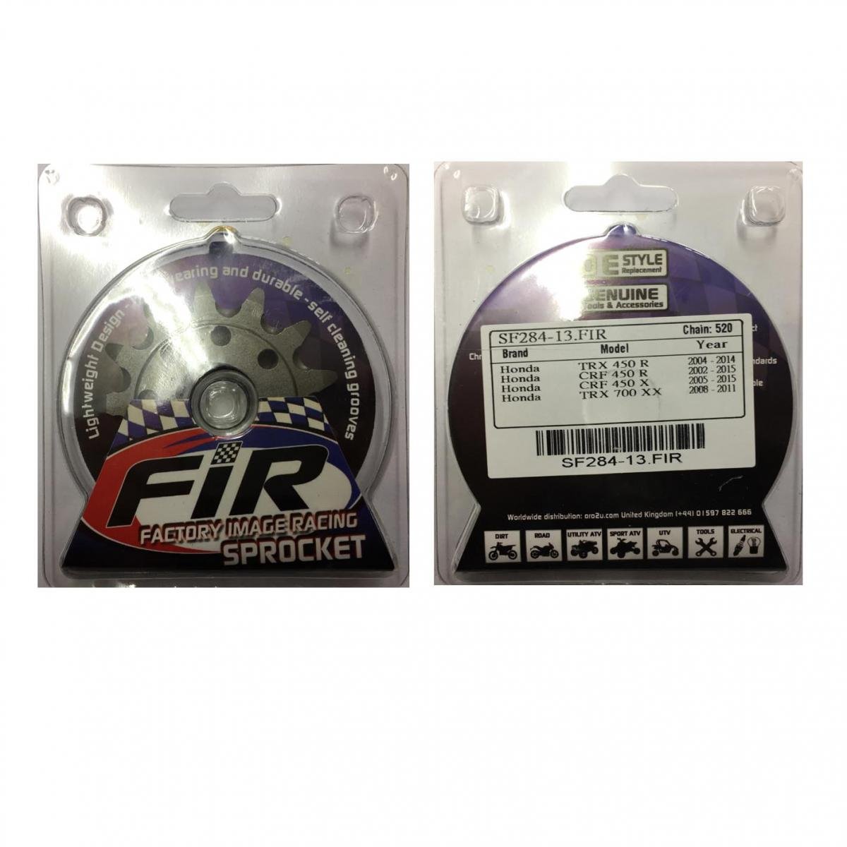 FRONT SPROCKET GROOVE & LIGHT, JTF284.1.13