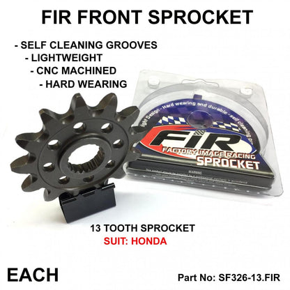 FRONT SPROCKET GROOVE & LIGHT JRF326, JTF326.1.13