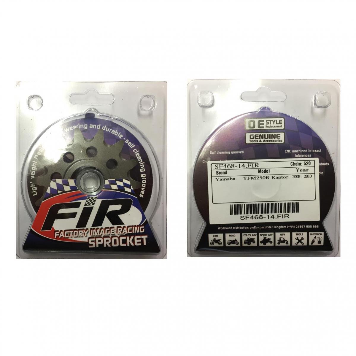 FRONT SPROCKET GROOVE & LIGHT JRF1593, JTF1593.1.14