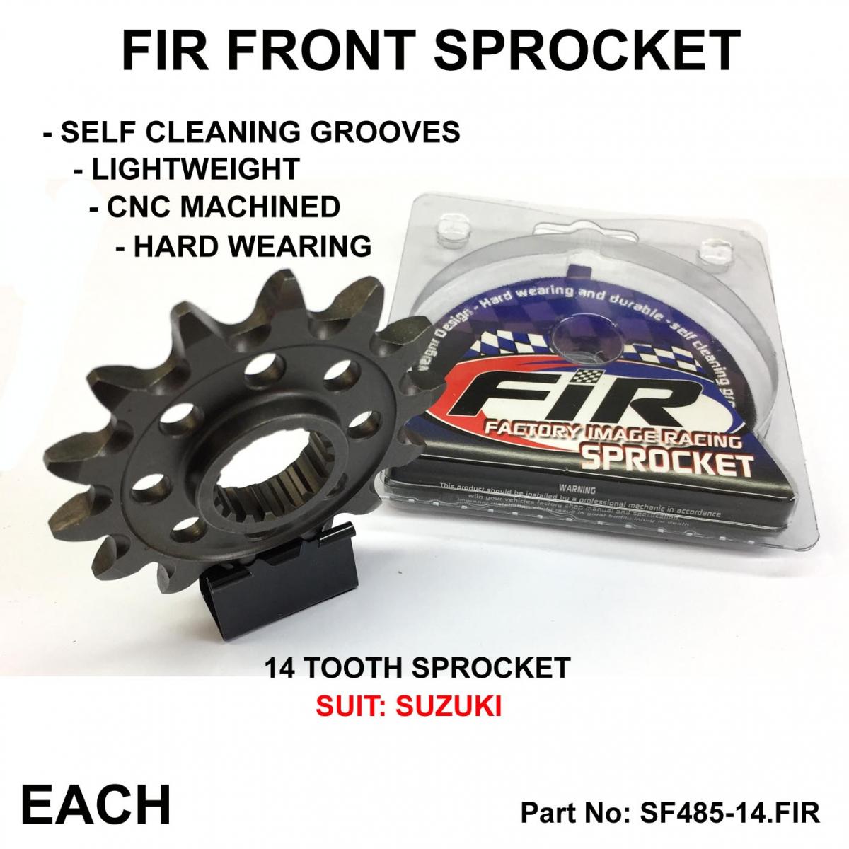 FRONT SPROCKET GROOVE & LIGHT JRF1443, JTF1443.14SC