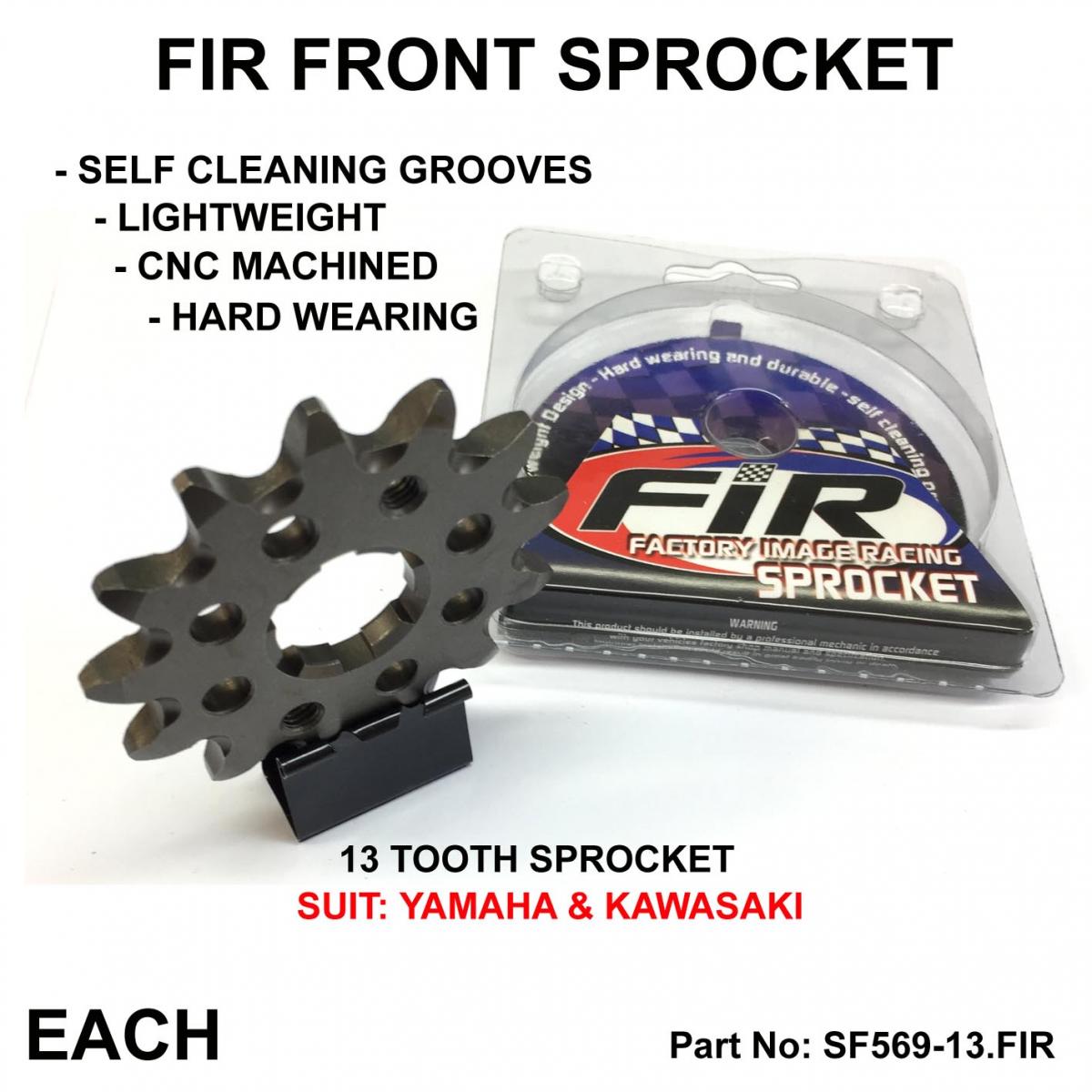 FRONT SPROCKET GROOVE & LIGHT JRF569, JTF569.1.13