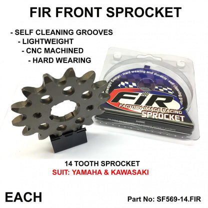 FRONT SPROCKET GROOVE & LIGHT JRF569, JTF569.1.14