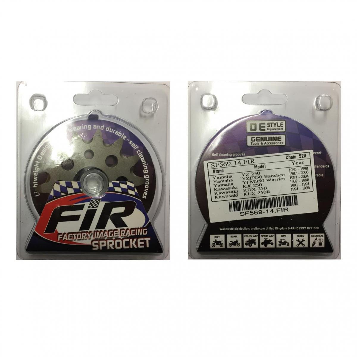 FRONT SPROCKET GROOVE & LIGHT JRF569, JTF569.1.14