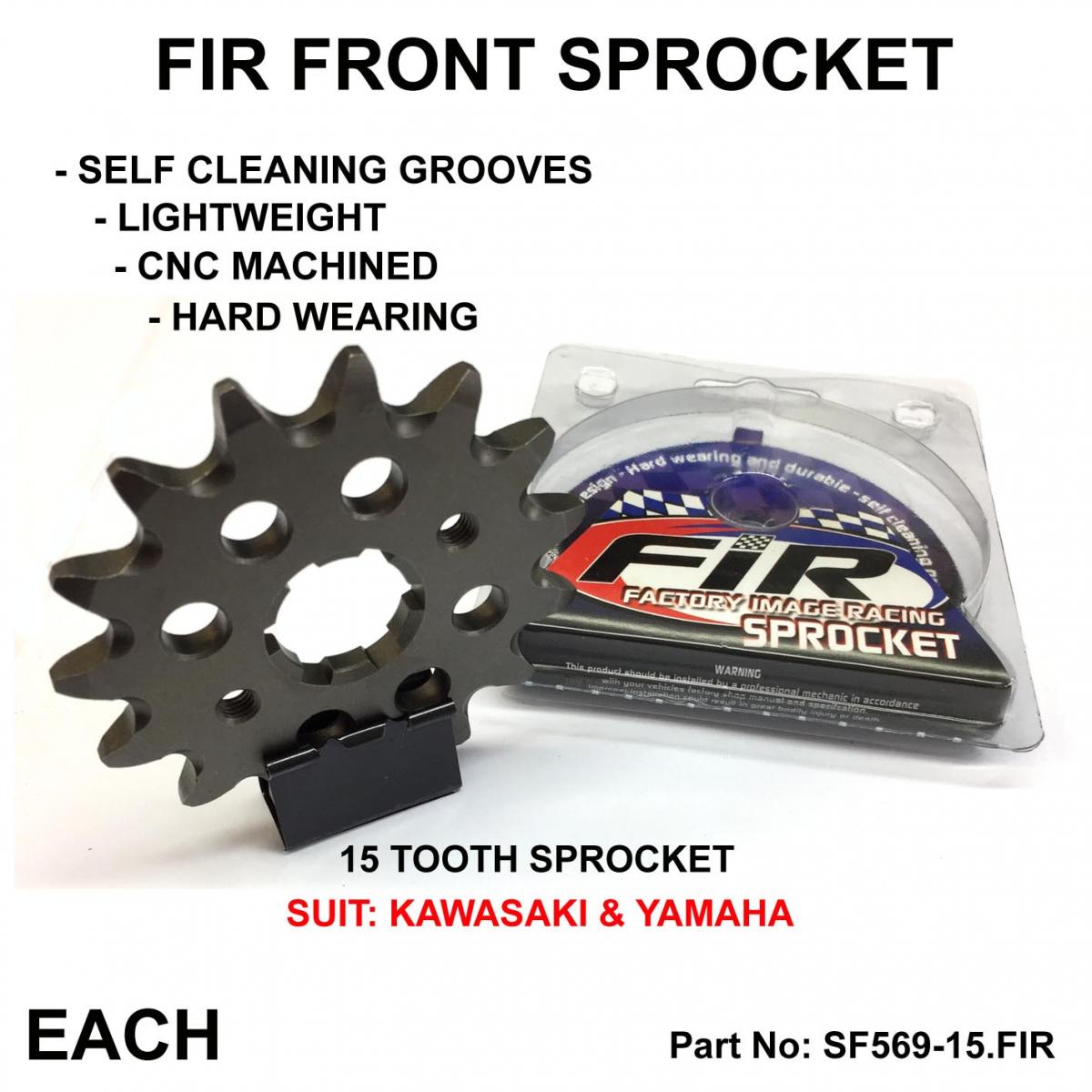 FRONT SPROCKET GROOVE & LIGHT JRF569, JTF569.1.15
