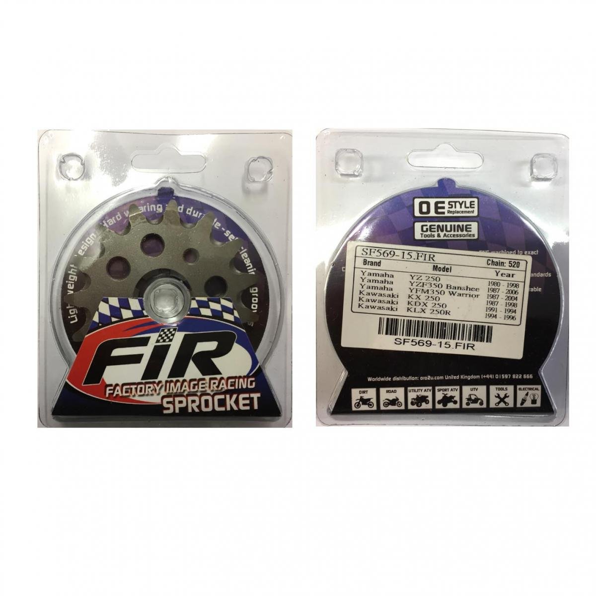 FRONT SPROCKET GROOVE & LIGHT JRF569, JTF569.1.15