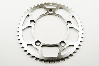 REAR SPROCKET STEEL LIGHT SIL, MX-89447-2 SILVER, SR046-47 JTR89447