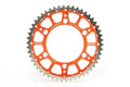 MINO REAR SPROCKET FUSION 2-RING, 23-714-420-49 STEEL/ALLOY ORANGE